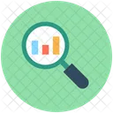 Suchen Diagramm Lupe Symbol