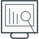 Suche Diagramm Bericht Symbol