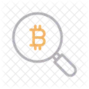 Suchen Bitcoin Finden Symbol