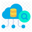 Suche Cloud Daten Aus Der Cloud Suchen Symbol