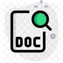 Suche nach Doc-Datei  Symbol