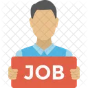 Mann Job Vorstand Symbol