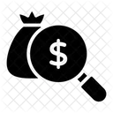 Suche Geld  Symbol