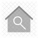 Haus Suche Zuhause Symbol