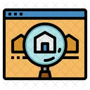 Suche Zuhause Haus Symbol