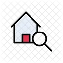 Suche Haus Immobilien Symbol