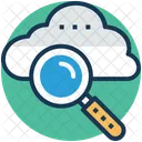 Cloud Vergrosserung Service Symbol