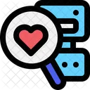 Liebe Suchen Liebesroboter Liebe Finden Symbol