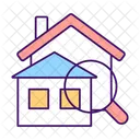 Suche Haus Immobilien Symbol