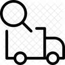 LKW Suche Lieferungssuche Paketsuche Symbol