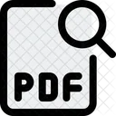 PDF Datei Suchen Datei Suchen Dokument Suchen Symbol