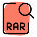 RAR Datei Suchen Datei Suchen Dokument Suchen Symbol