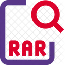 RAR Datei Suchen Datei Suchen Dokument Suchen Symbol