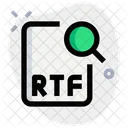 Suche nach RTF-Datei  Symbol