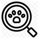 Suchen Finden Tierarzt Symbol