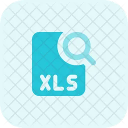 Suche nach XLS-Dateien  Symbol