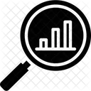 Suchgraph Suchanalyse Analytische Darstellung Icon