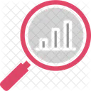 Suchgraph Suchanalyse Analytische Darstellung Icon