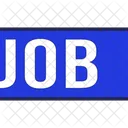 Suchleiste mit Wort „Job“  Symbol