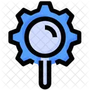 SEO Ausrustung Lupe Icon