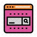 Suche Browser Webseite Symbol