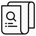 Suche Dokument Suchen Symbol