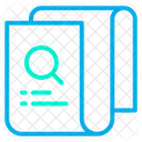 Suche Dokument Suchen Symbol