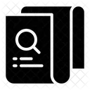 Suche Dokument Suchen Symbol