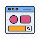 Suchseite  Symbol