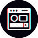 Suchseite Flussdiagramm Suche Symbol