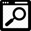 Suchseite Website Browser Symbol