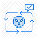 Suchtzyklus Sucht Suchtiger Icon