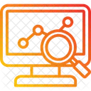 Wirtschaft Und Finanzen Liniendiagramm Analytik Symbol