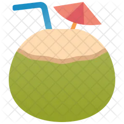 Suco de coco  Ícone