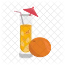 Suco de laranja  Ícone