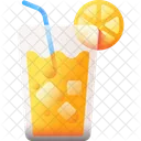 Suco De Laranja Bebida Suco Ícone
