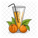 Suco de laranja  Ícone