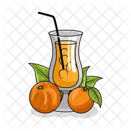 Suco de laranja  Ícone