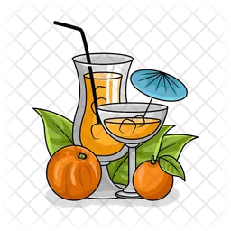 Suco de laranja  Ícone