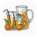 Suco De Laranja Bebida Suco Ícone