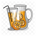 Suco De Laranja Bebida Suco Ícone