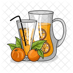 Suco de laranja  Ícone