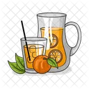 Suco De Laranja Bebida Suco Ícone