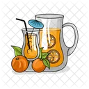 Suco De Laranja Bebida Suco Ícone