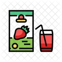 Suco de morango  Ícone