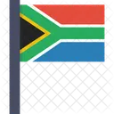 Sud Afrika Flagge Symbol