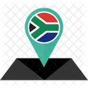 Sud Afrika Flagge Symbol