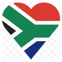 Sud Afrika Flagge Symbol