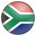 Sud Afrika Flagge Symbol