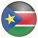 Sudsudan Sudan Flagge Symbol